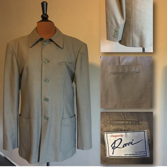 ravi sehgal Other - RAVI SEHGAL Custom Made Mens 5-Button Jacket